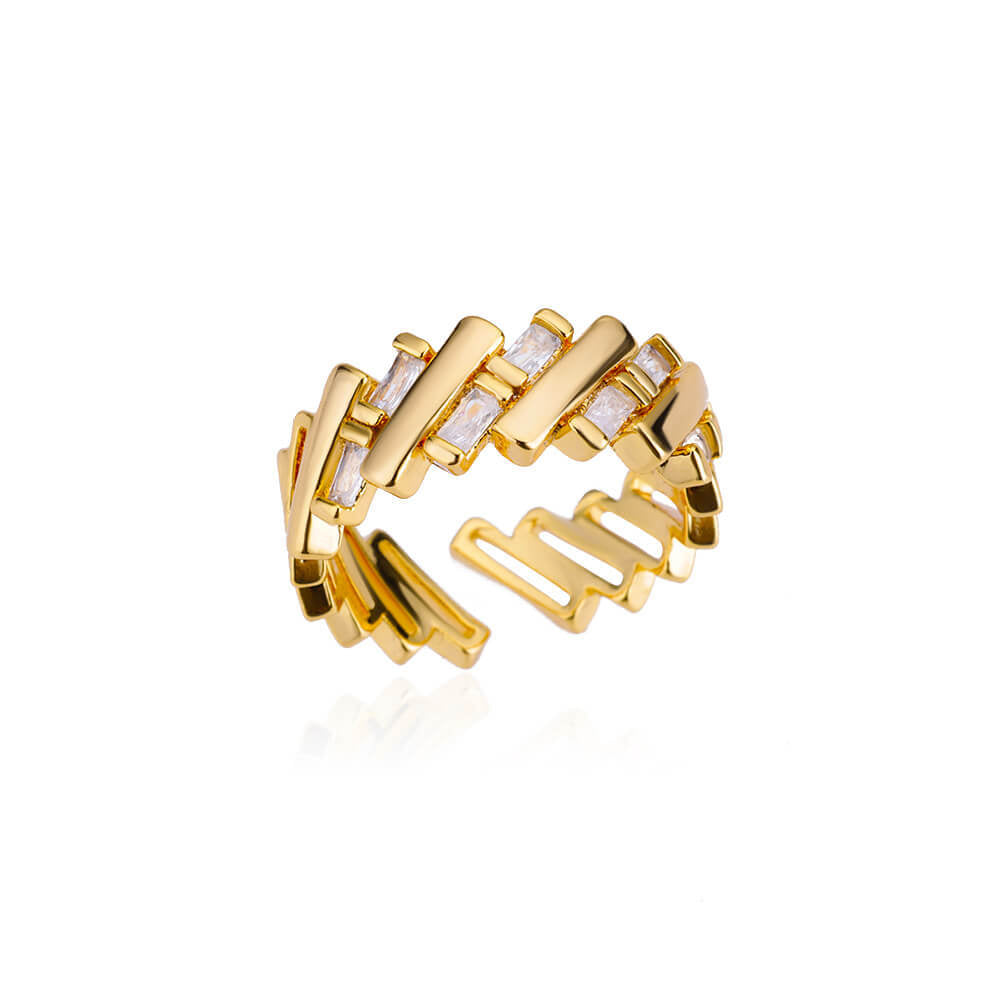 Cross-Border Zircon Ring