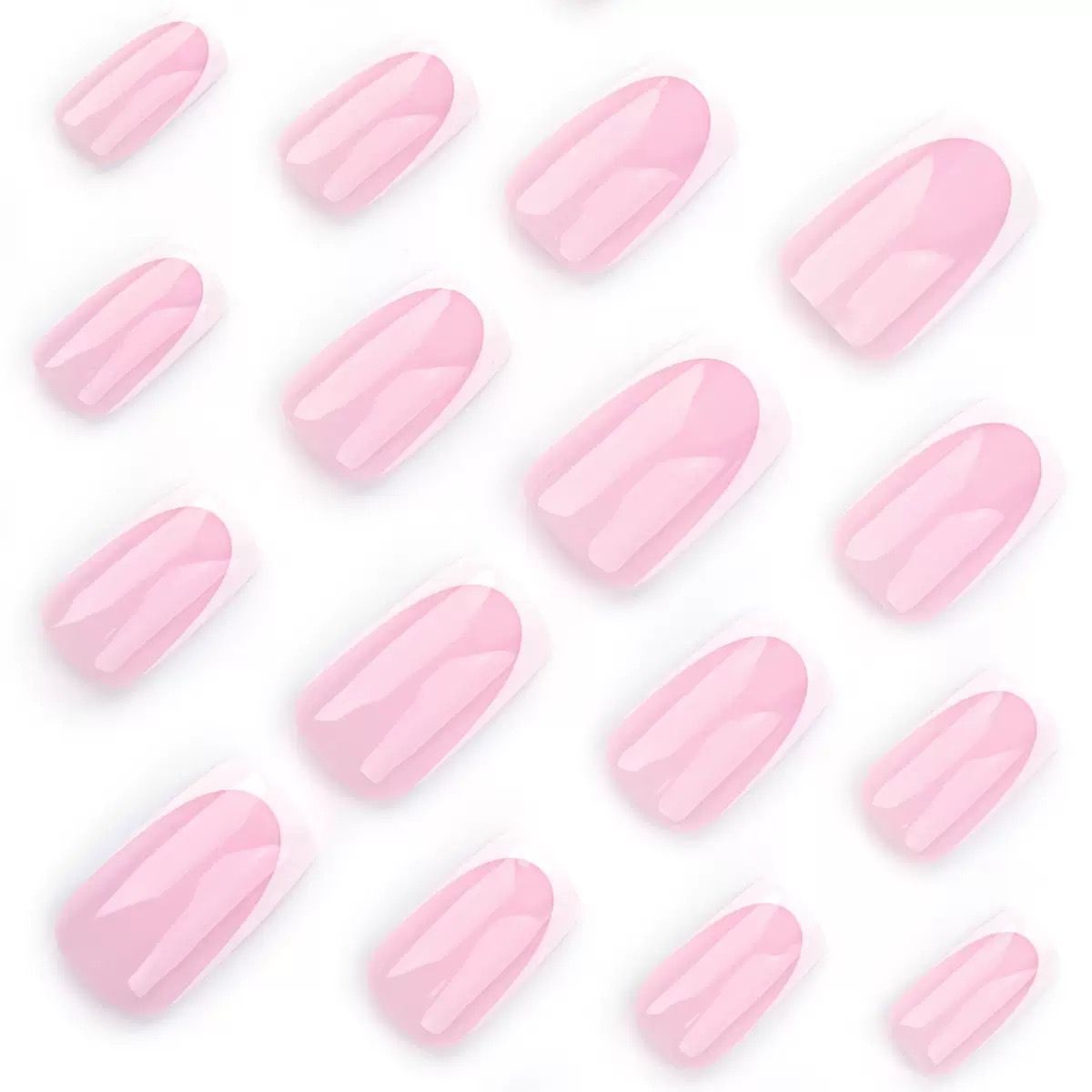 Classic French Manicure White Nail