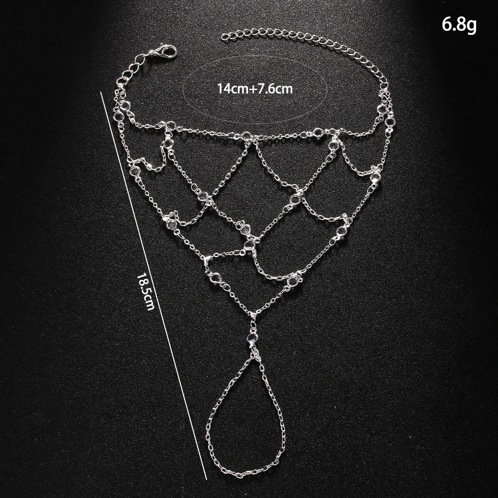 Rhinestone Hand chain