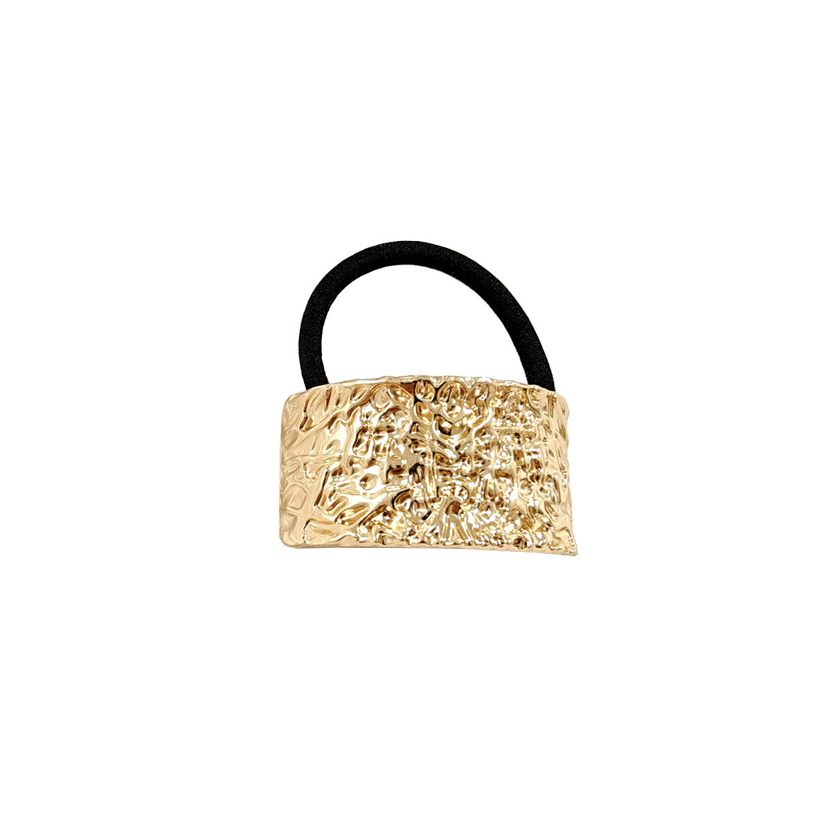 Golden Rectangular Liquid Hair Band