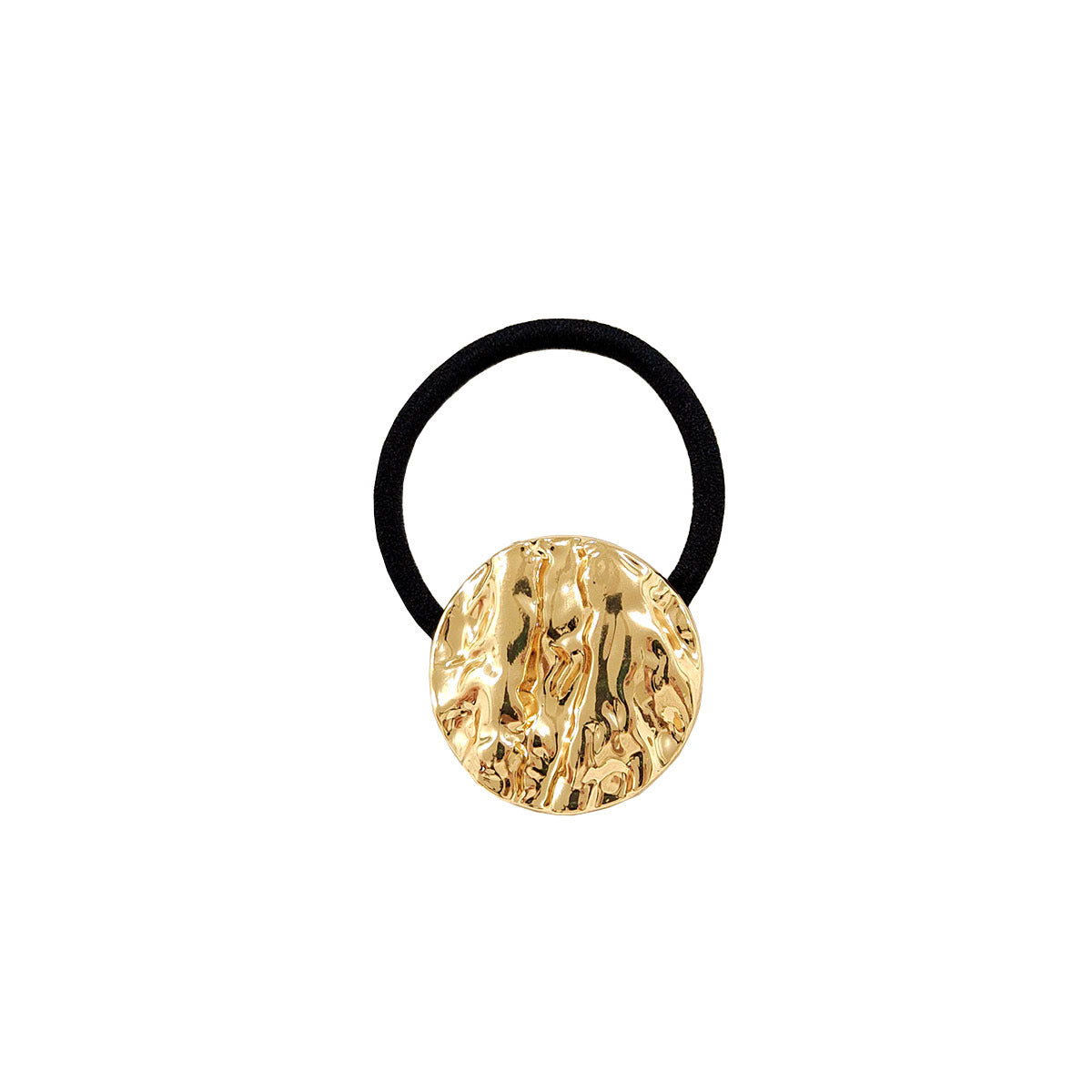 Gold Round Liquid Hair Band