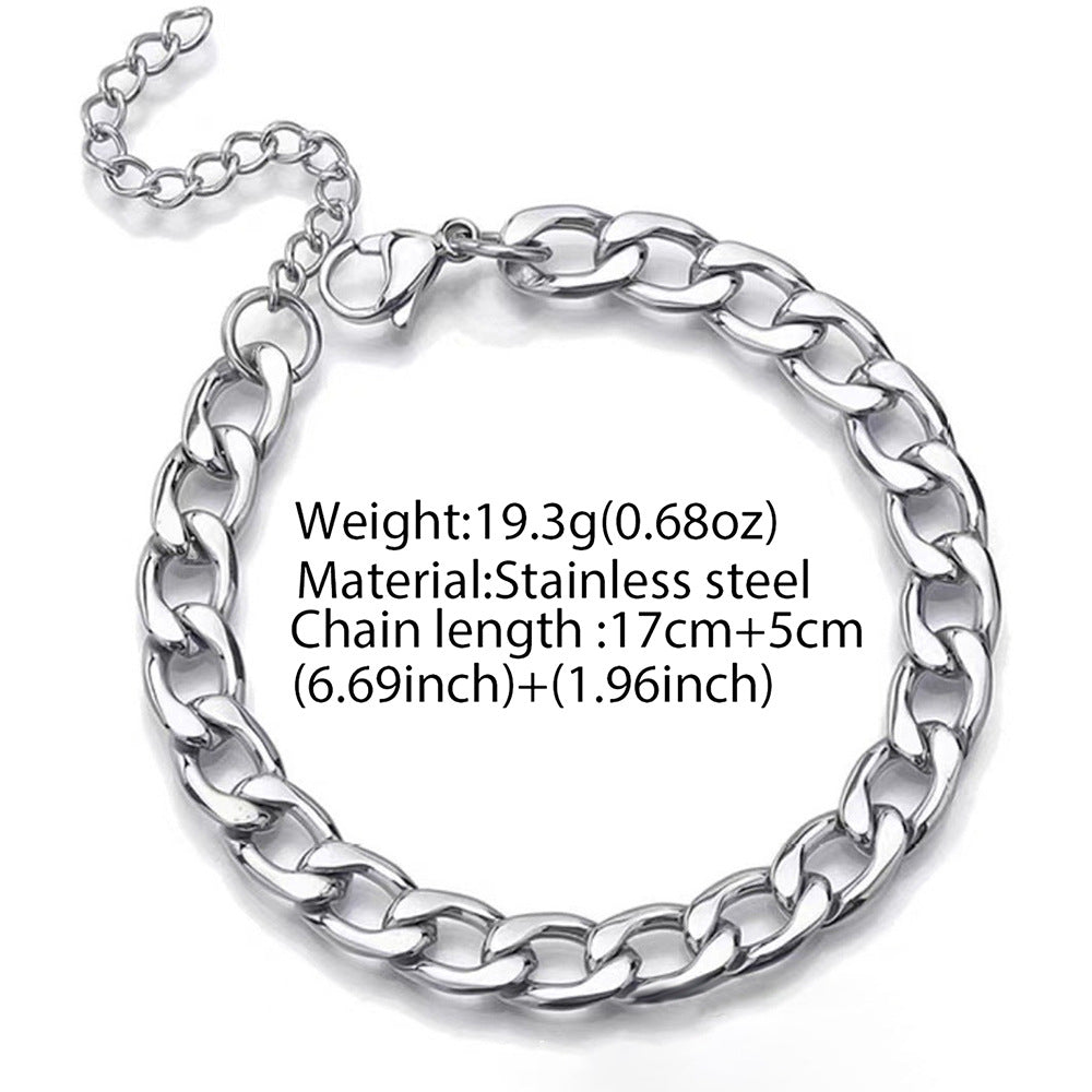 Men's Punk Style Stainless Steel Bracelet