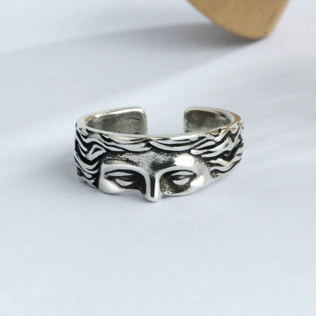 Half-Face Index Finger Ring