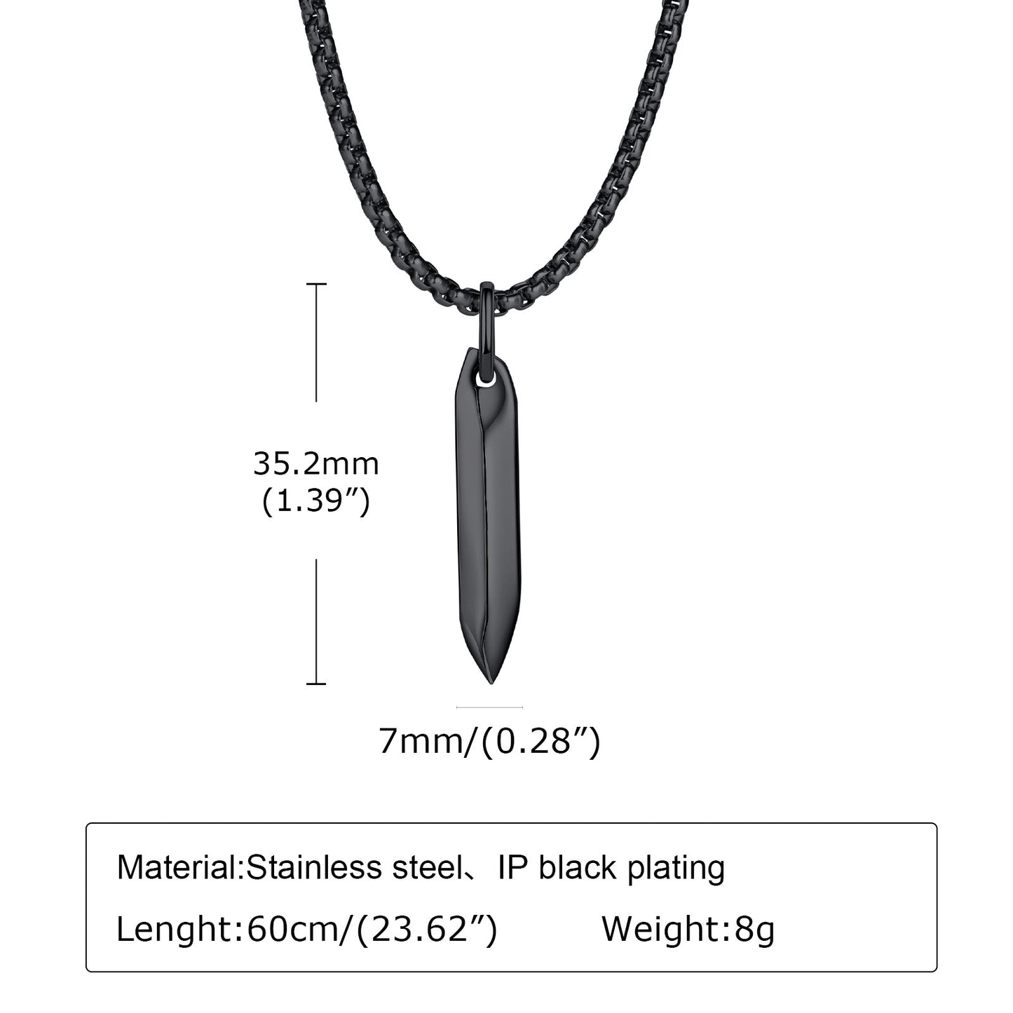 Men's 6-Side Pendant