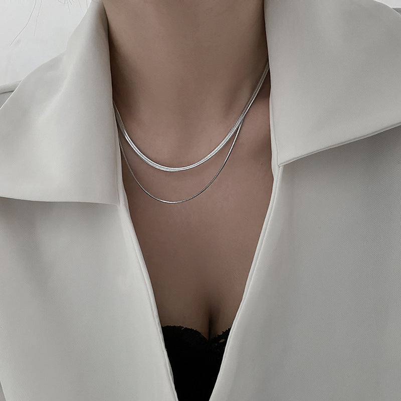 Titanium Steel Snake Bone Chain