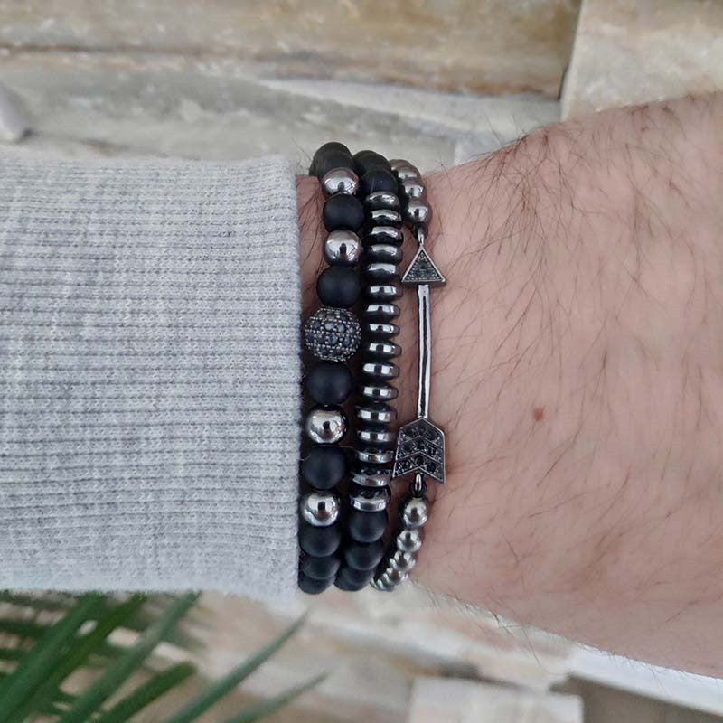 Men's Flying Saucer Long Strip Bracelet