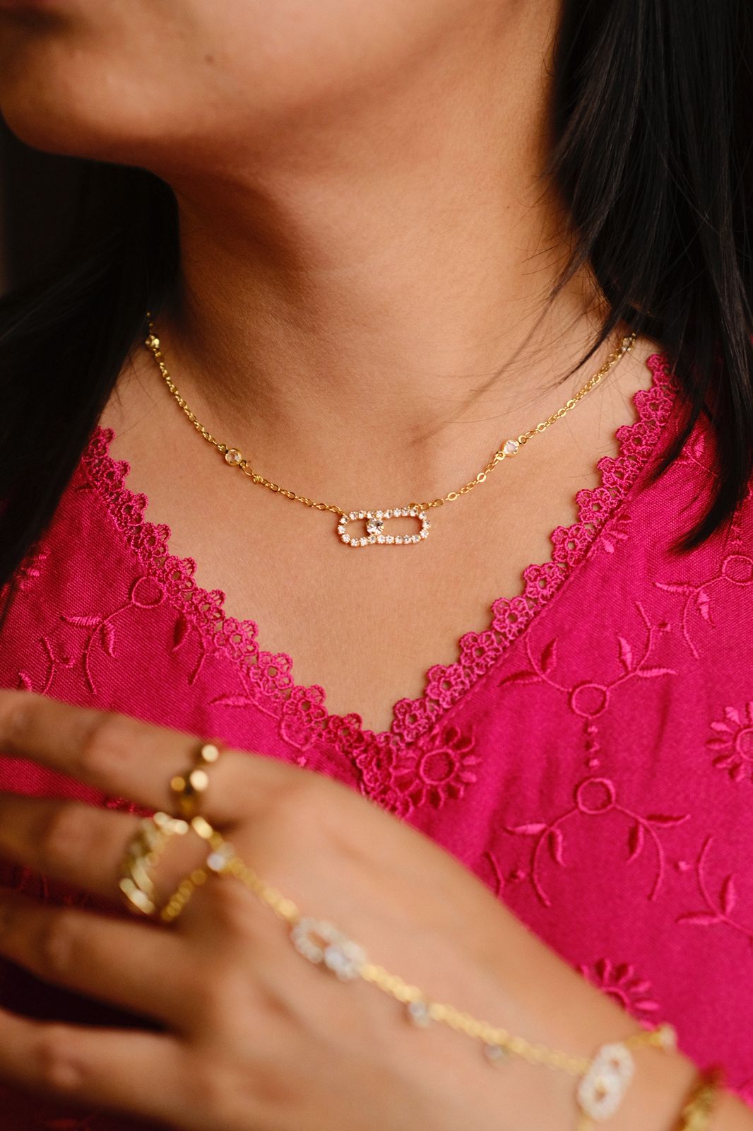 Stitching Hand chain