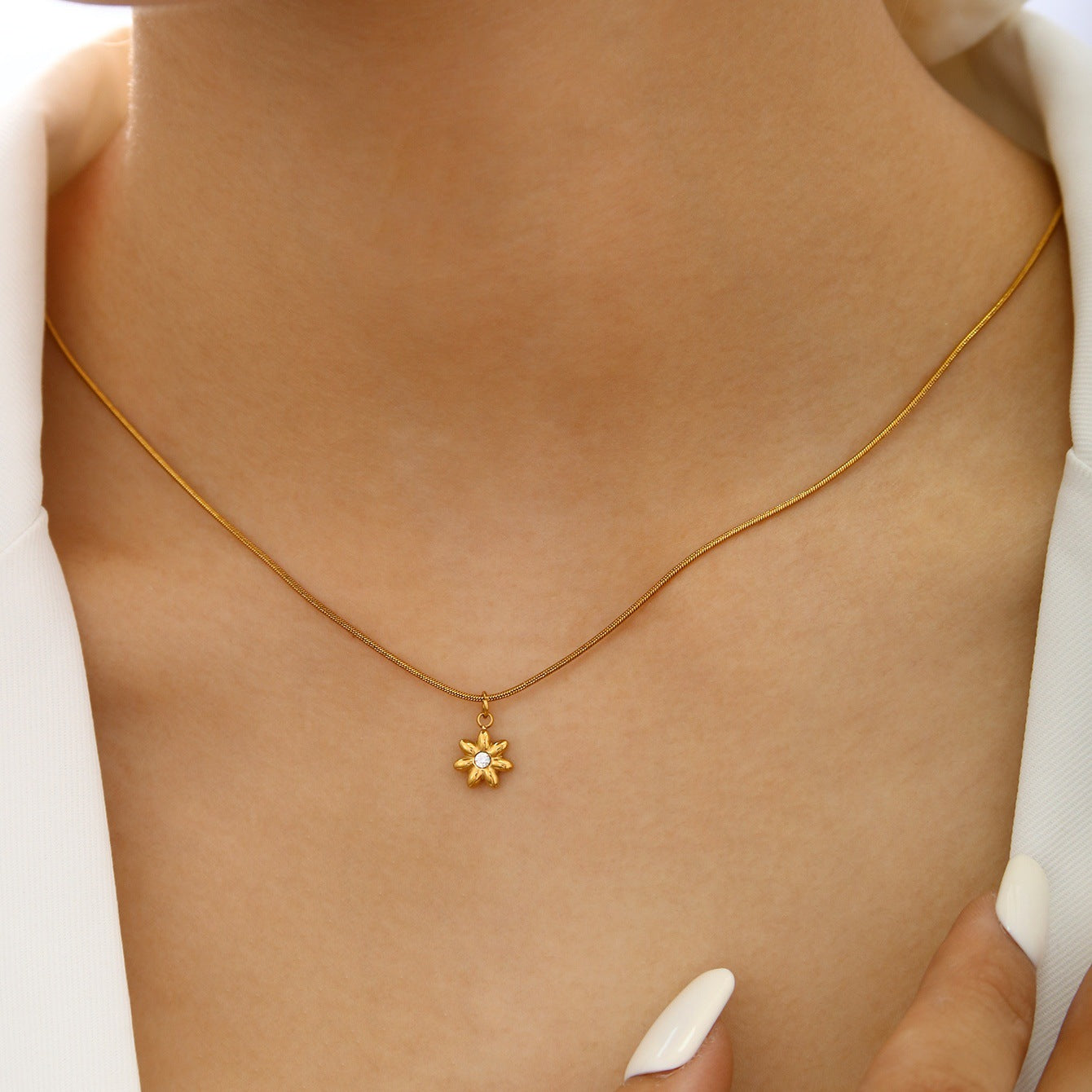 Spring Flower Necklace