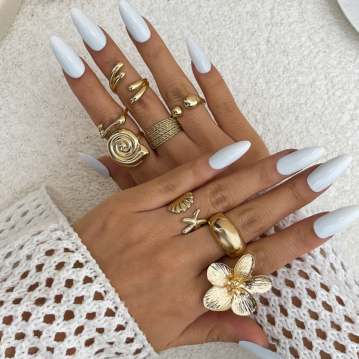 Beach Ring 8pcs Set