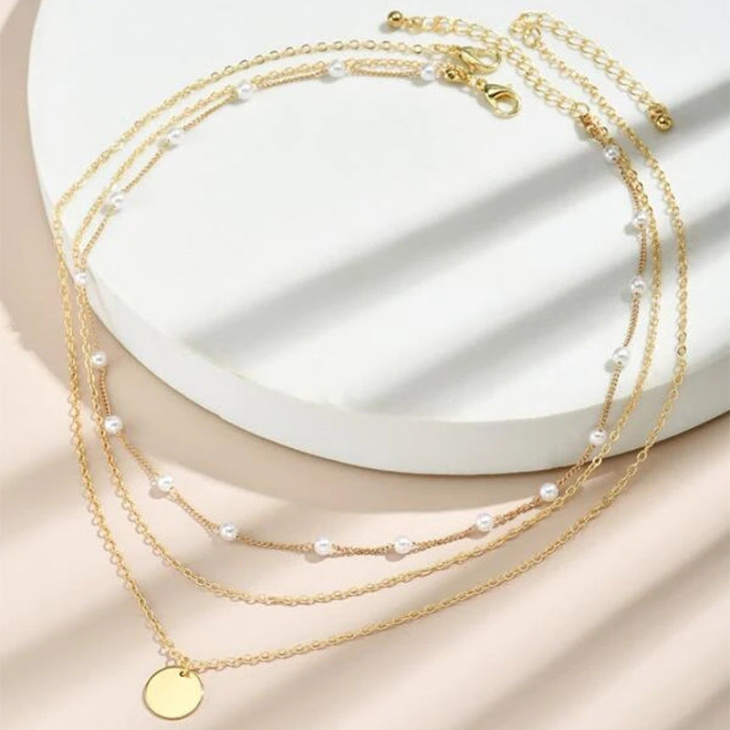 Double-layer Pearl Necklace