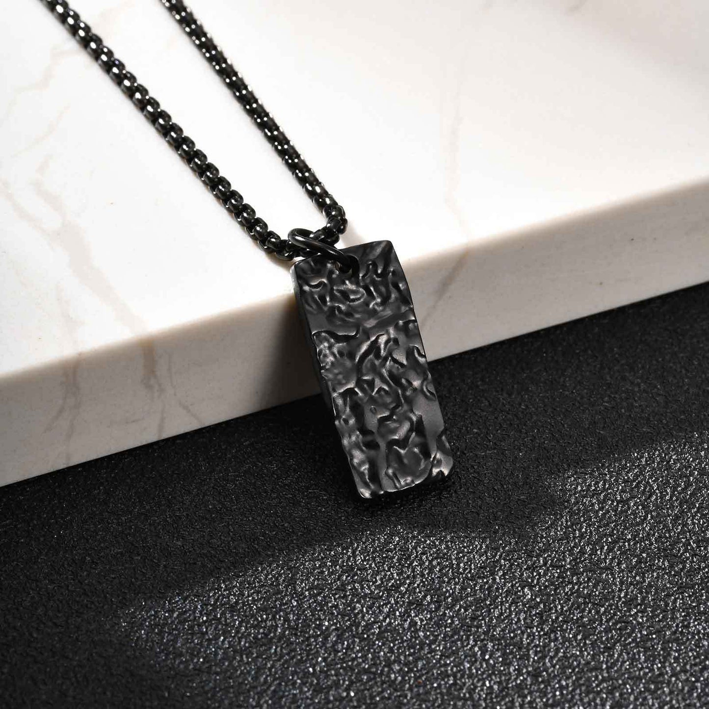 Men's Pleated Pendant