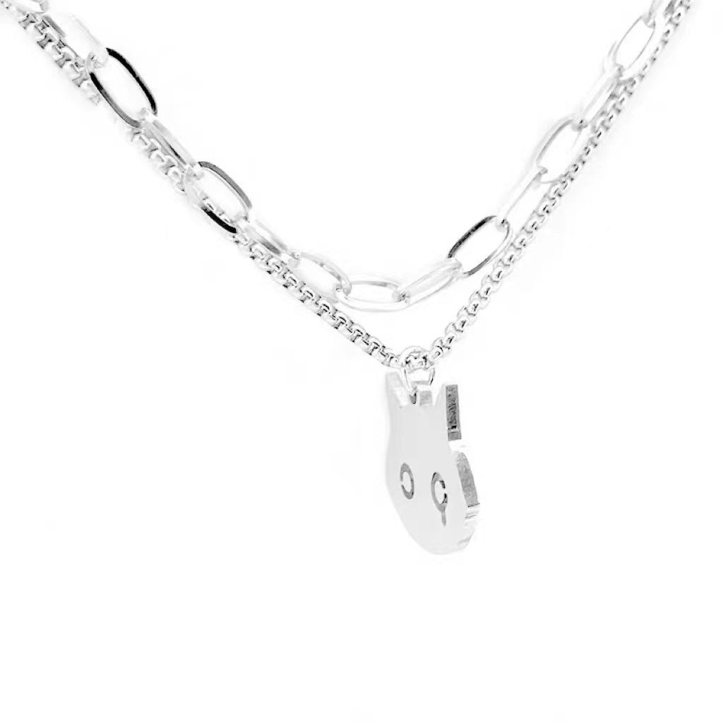 Devil kitten  pendant