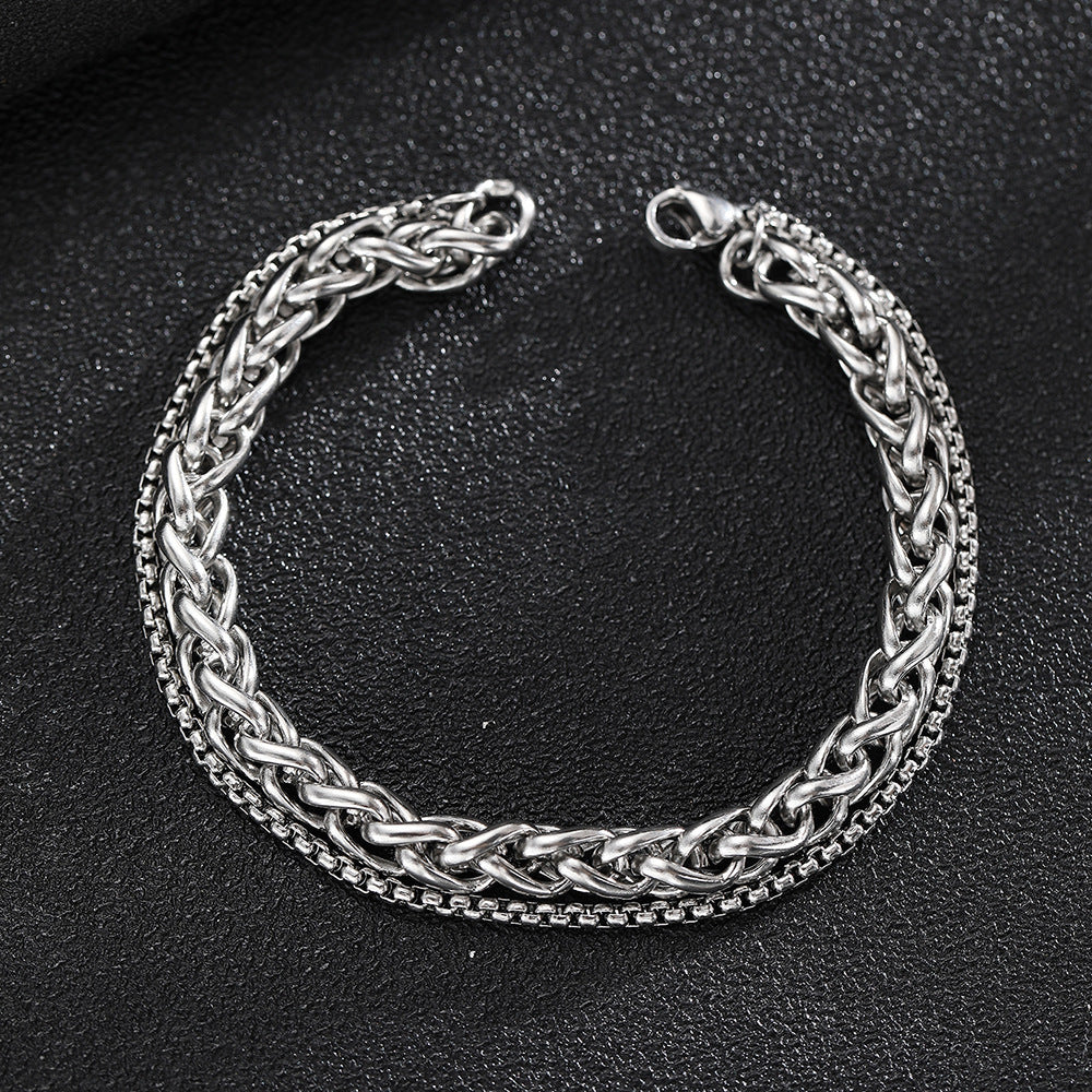 Men's Double Layer Bracelet