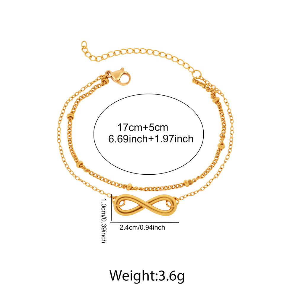 Double-Layer Eight Bracelet
