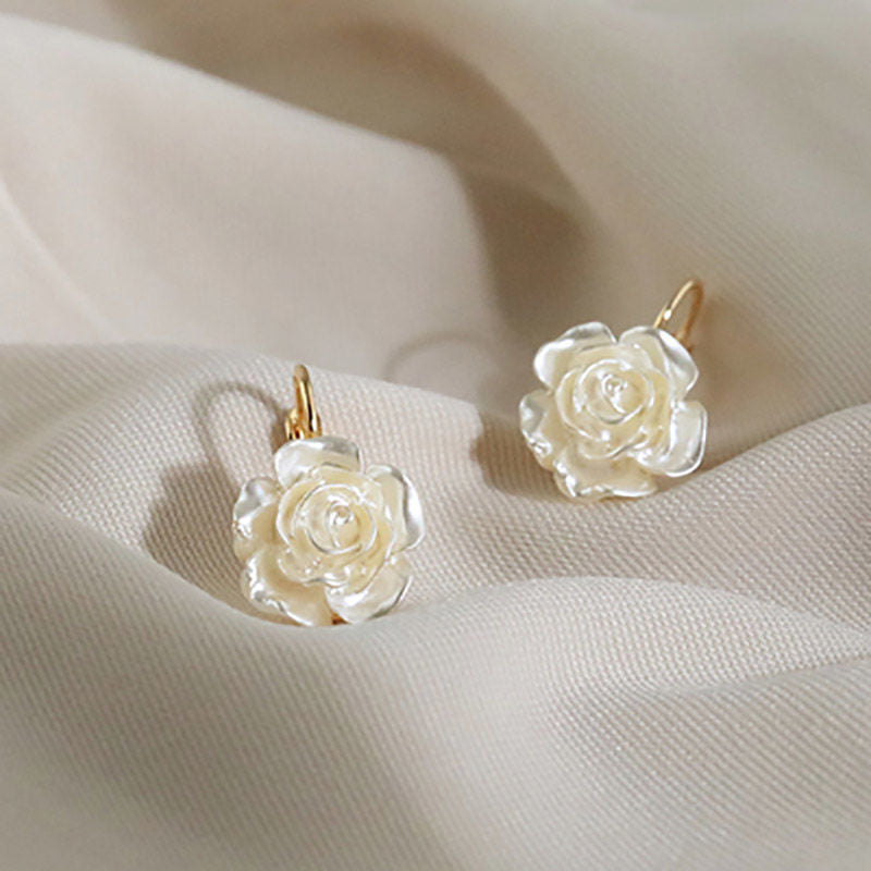 Camellia earrings