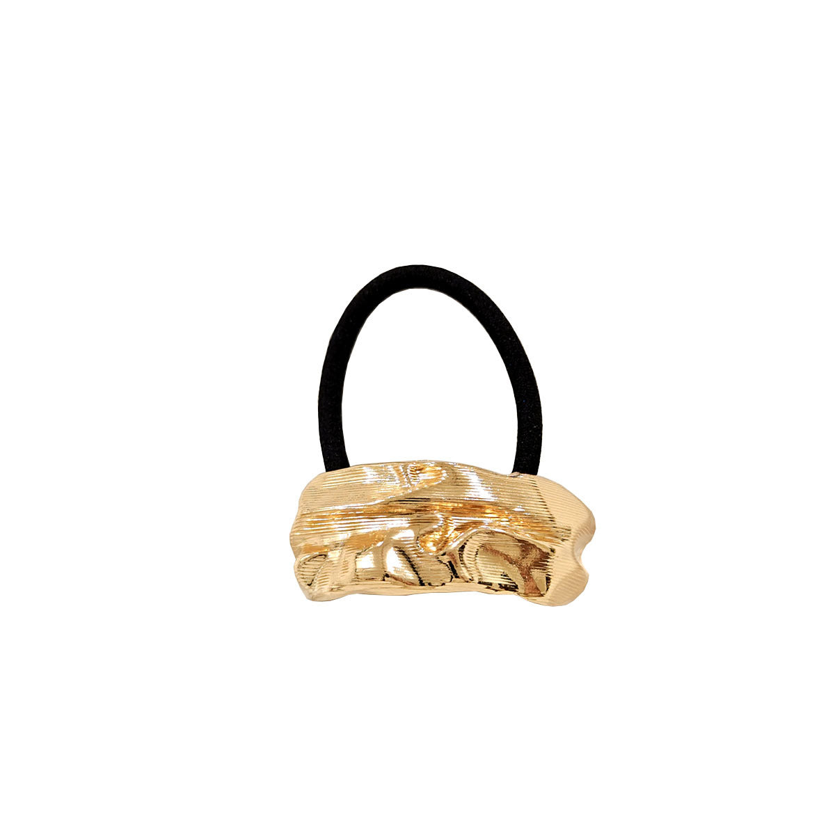 Golden Wire Drawing Liquid Hair Band