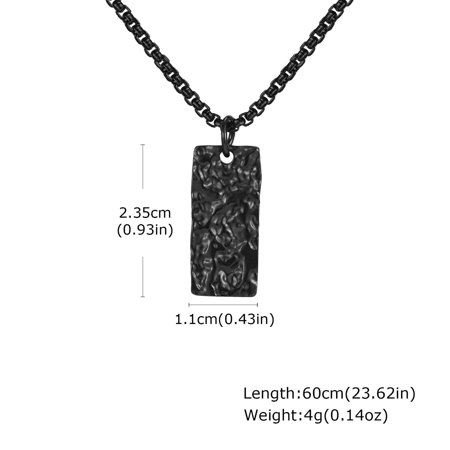Men's Pleated Pendant