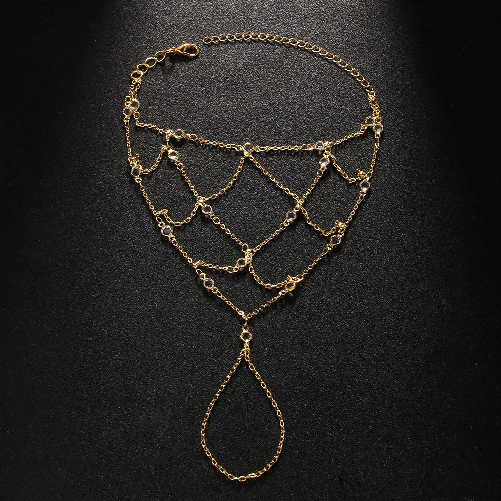 Rhinestone Hand chain