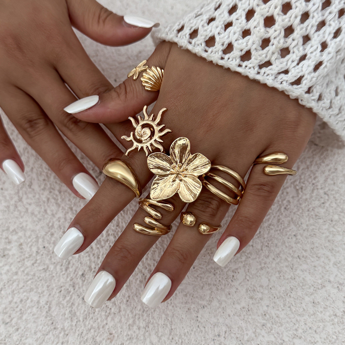 Beach Ring 8pcs Set