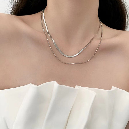 Titanium Steel Snake Bone Chain