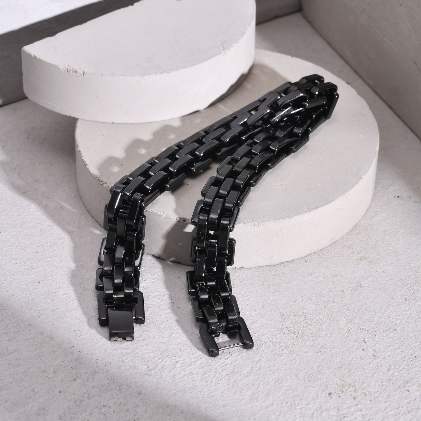 Men's Black Strap Bracelet