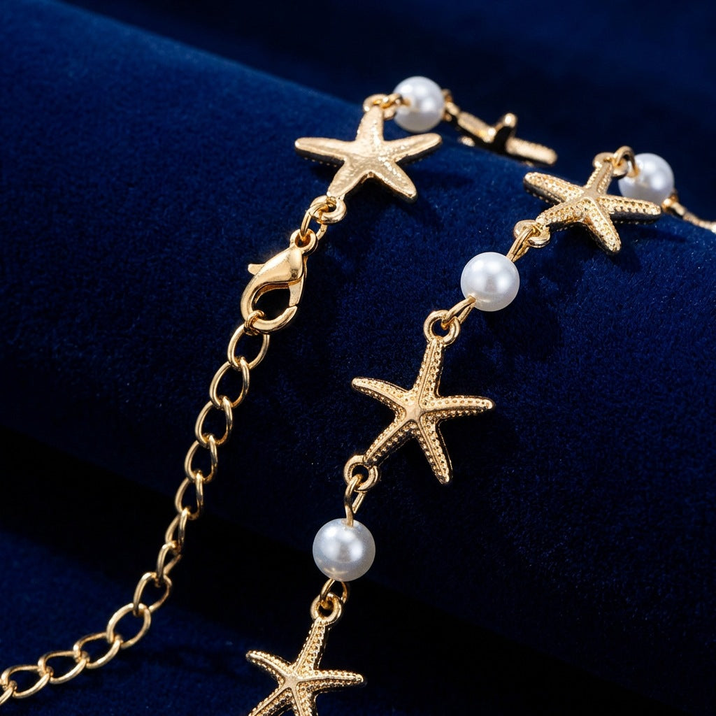 Pearl Starfish Waist Chain