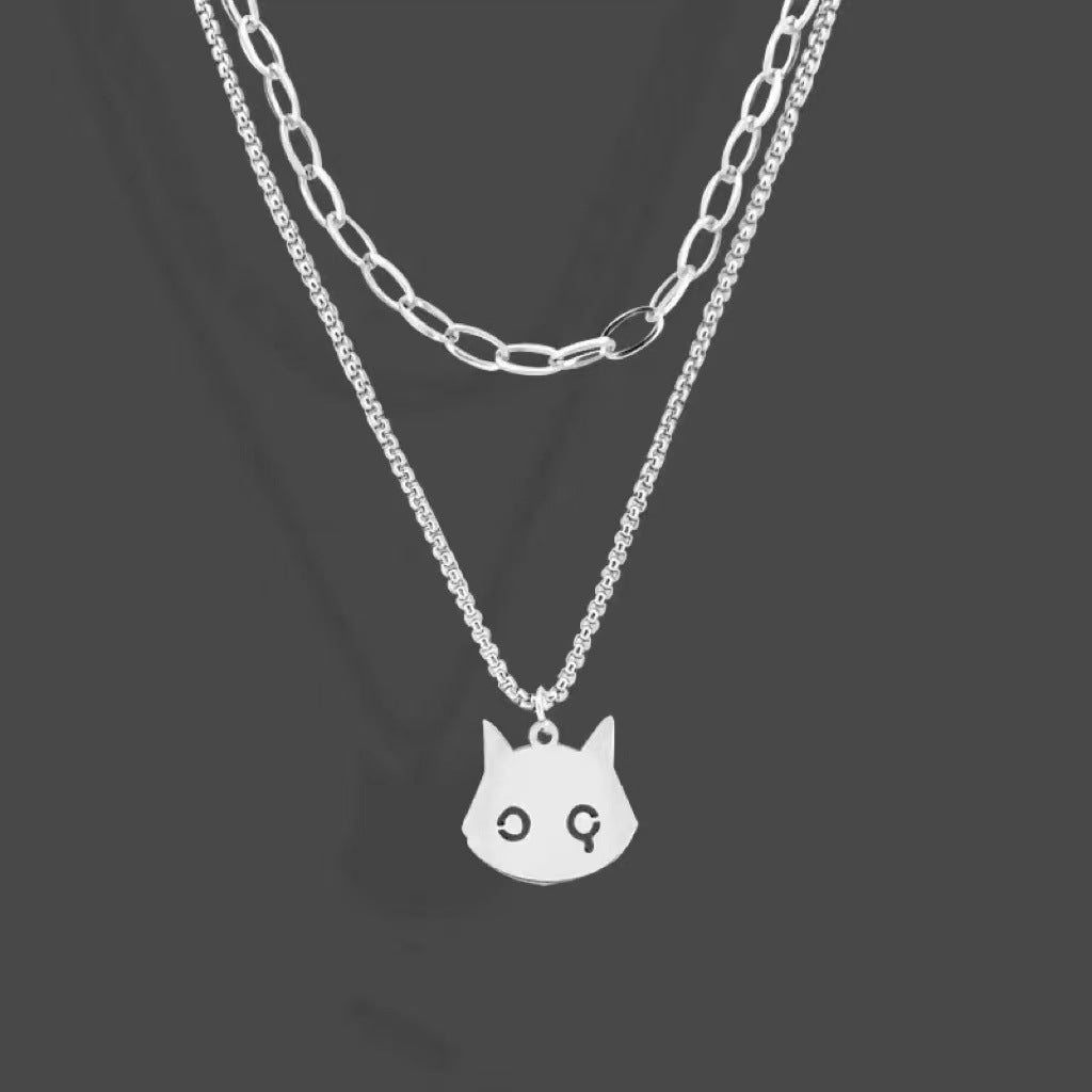 Devil kitten  pendant