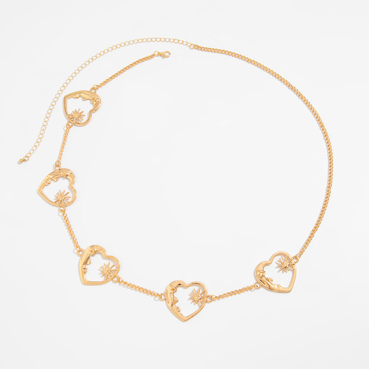 Rhinestone waist chain