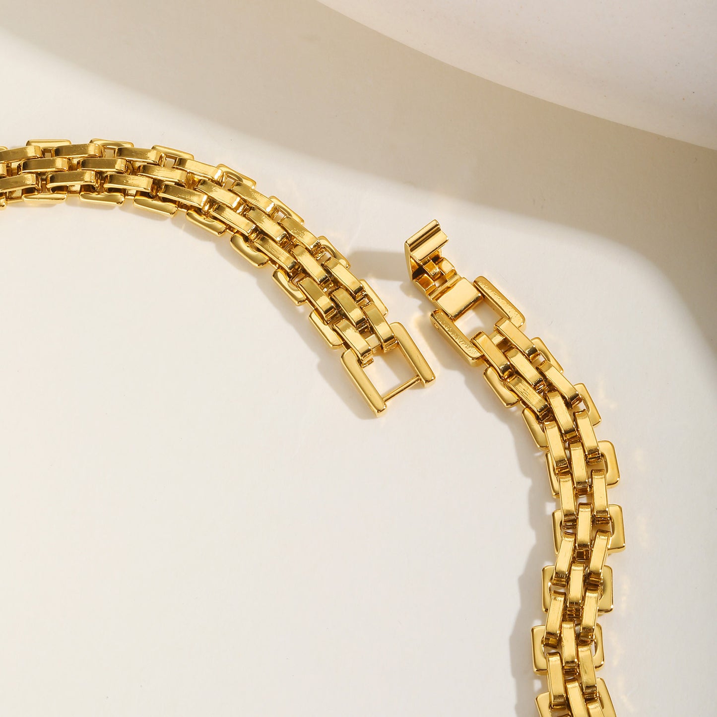 Men's Gold Strap Bracelet