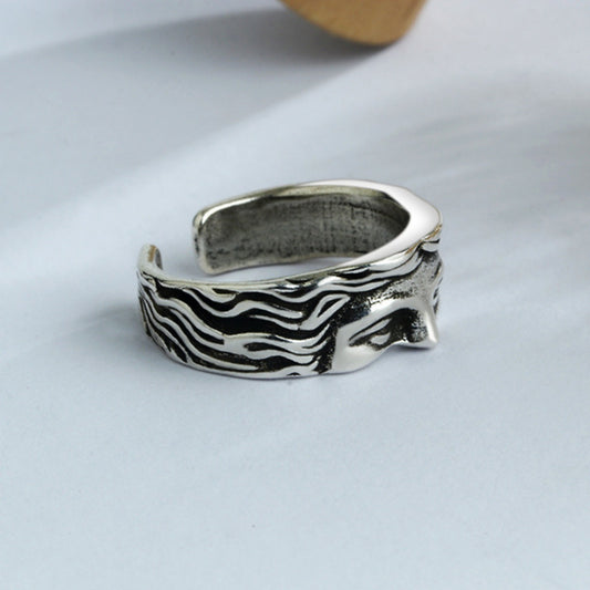 Half-Face Index Finger Ring