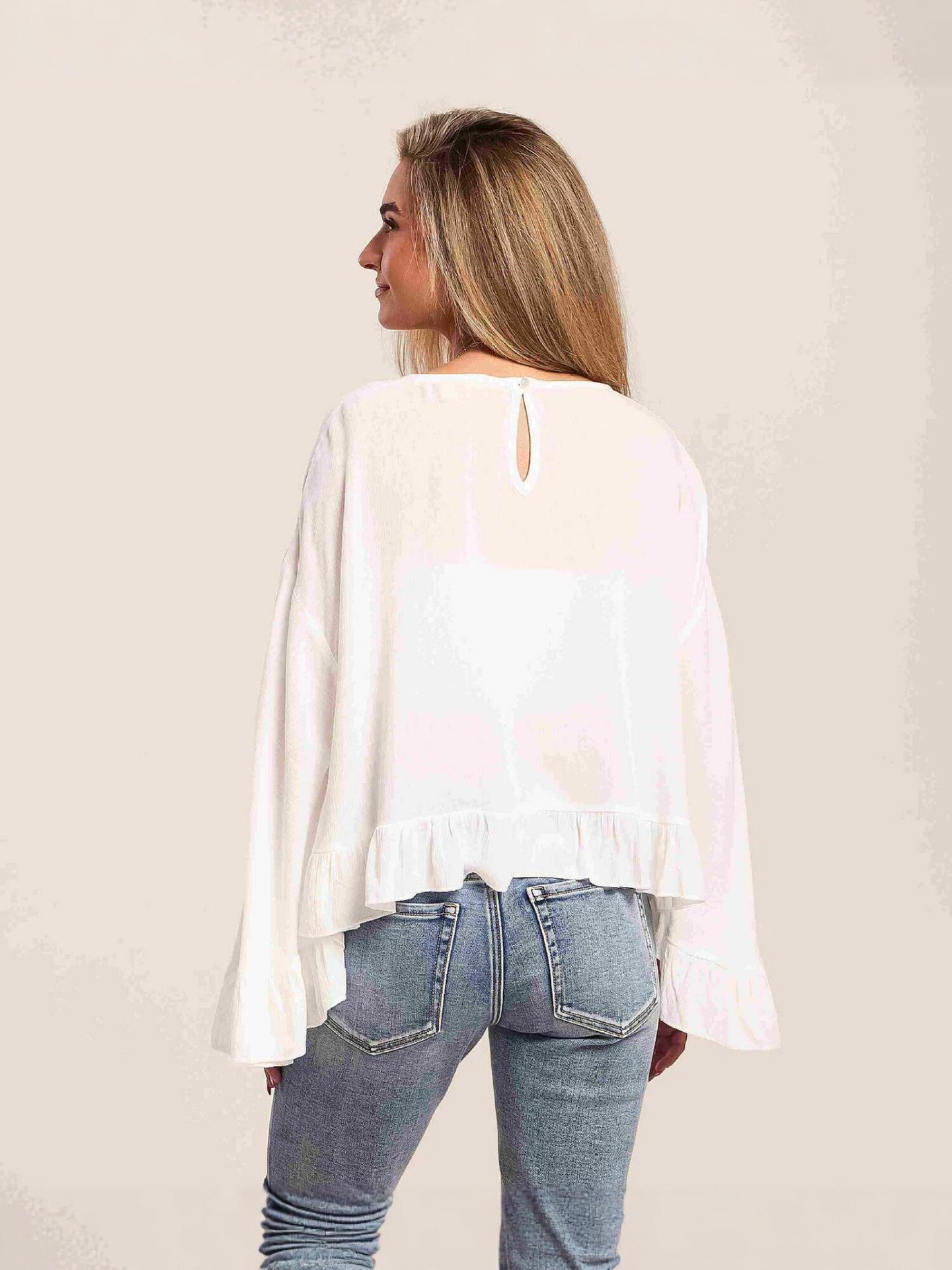 Cross-border ins loose long-sleeved T-shirt