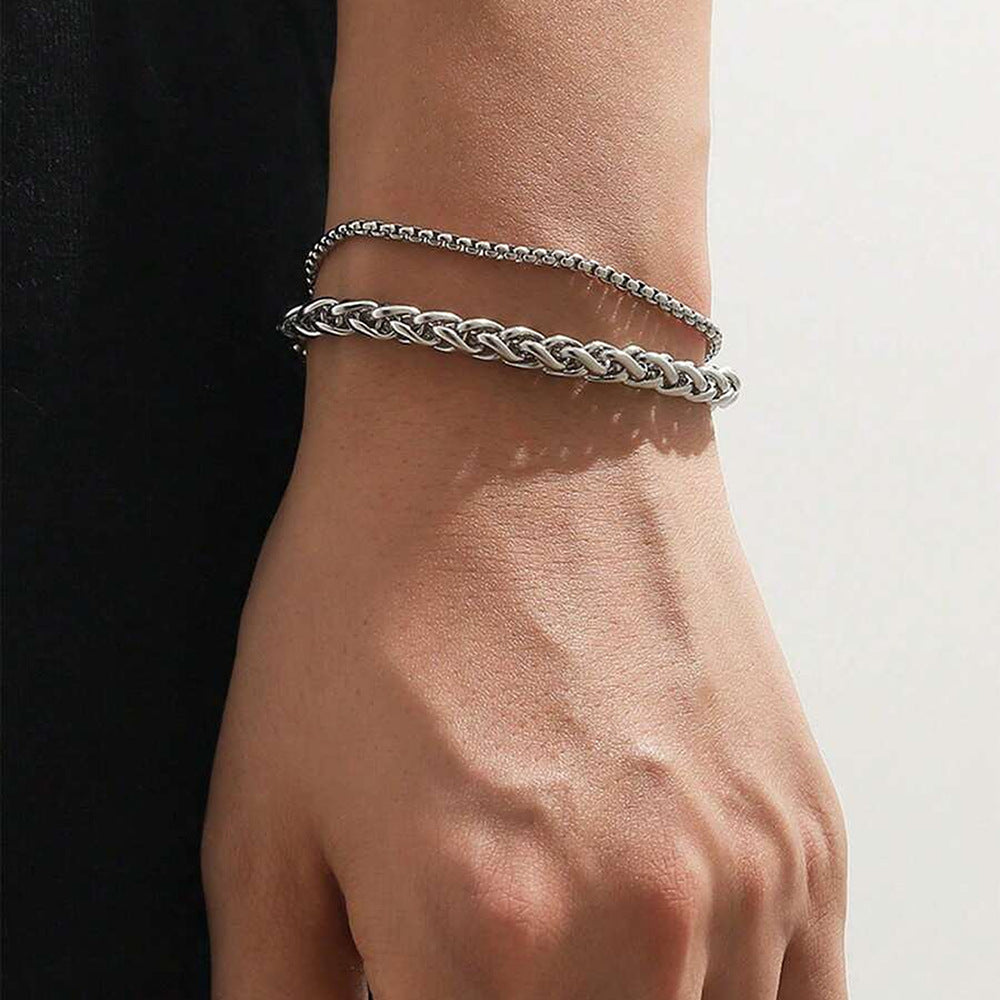 Men's Double Layer Bracelet