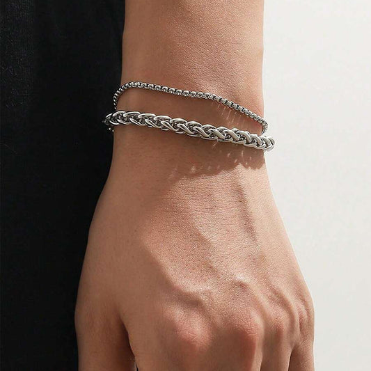 Men's Double Layer Bracelet