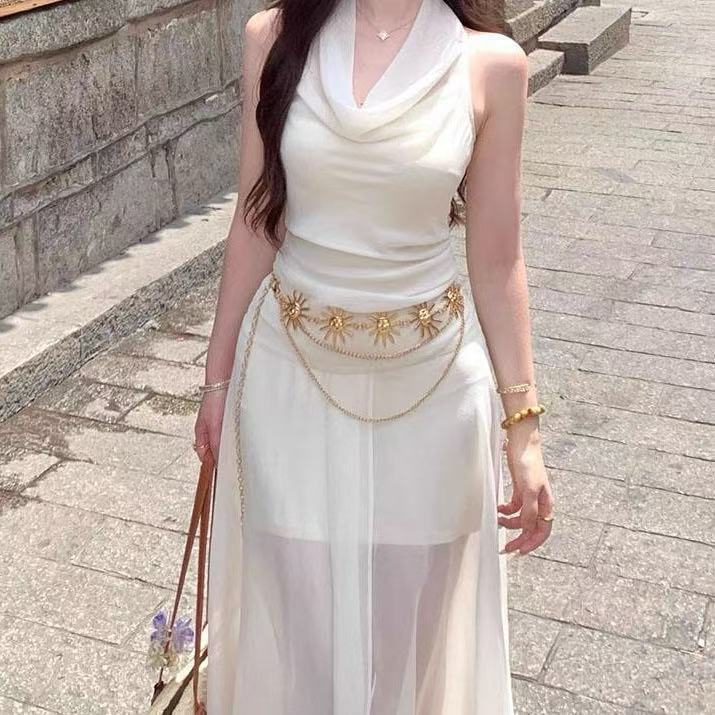 Golden Sunflower Waist Chain