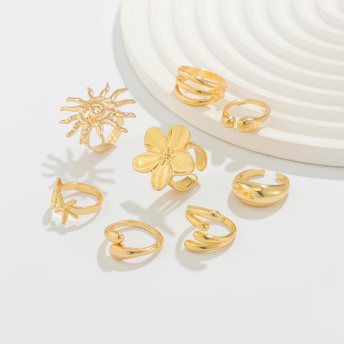 Beach Ring 8pcs Set