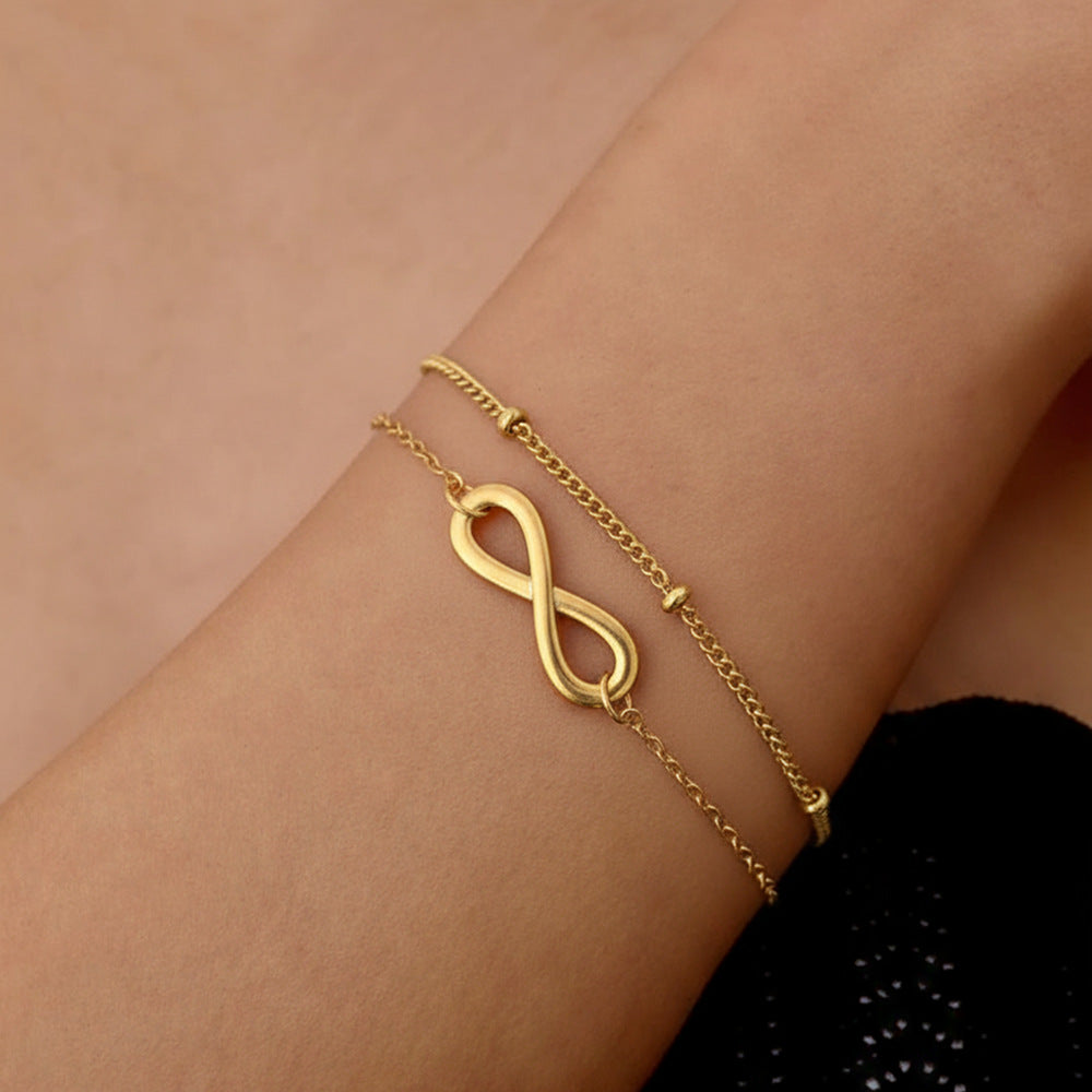 Double-Layer Eight Bracelet