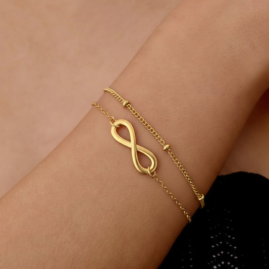 Double-Layer Eight Bracelet