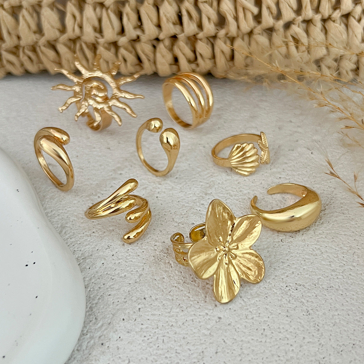 Beach Ring 8pcs Set