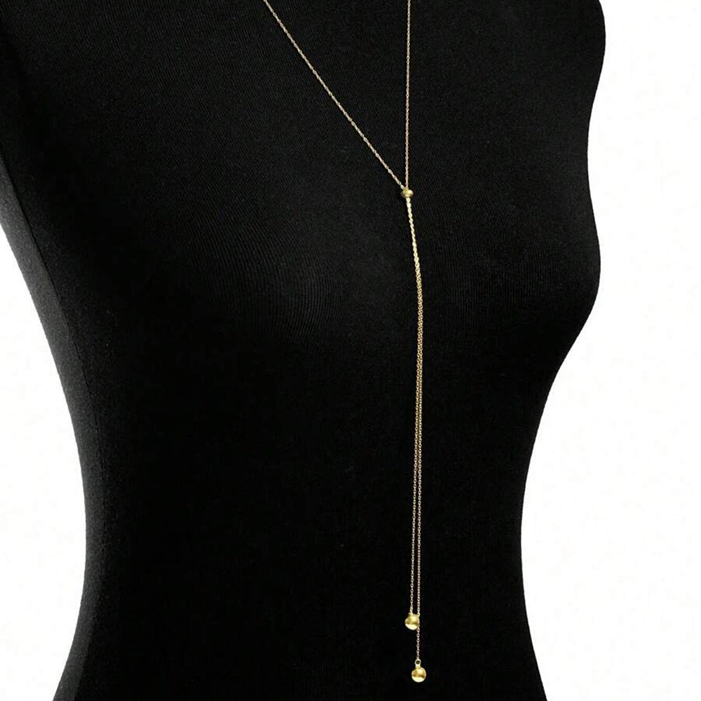Tassel Cross-Border Stainless Steel Necklace