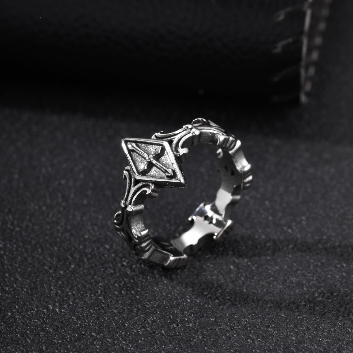 Vibrant Stainless Steel Ring