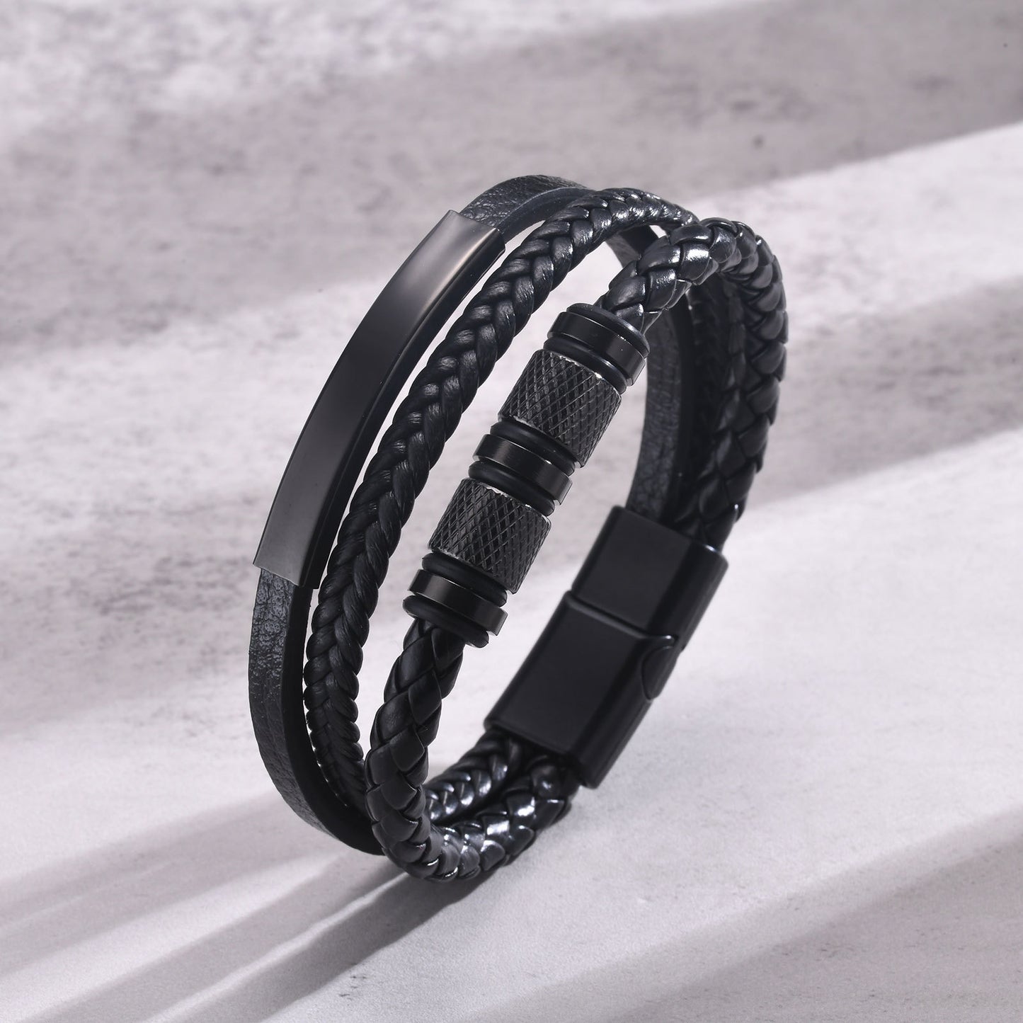 Men's Three Layer Bracelet