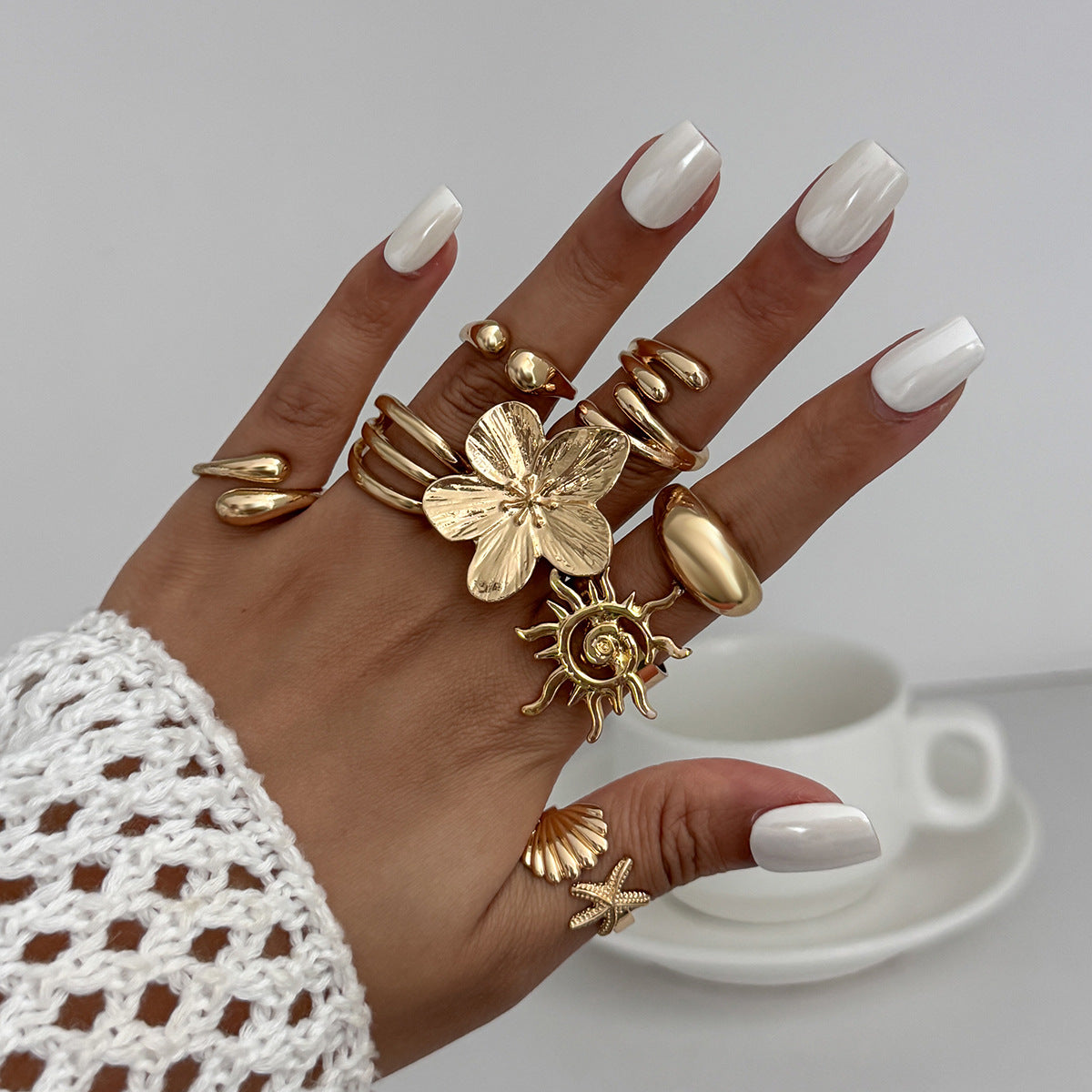Beach Ring 8pcs Set