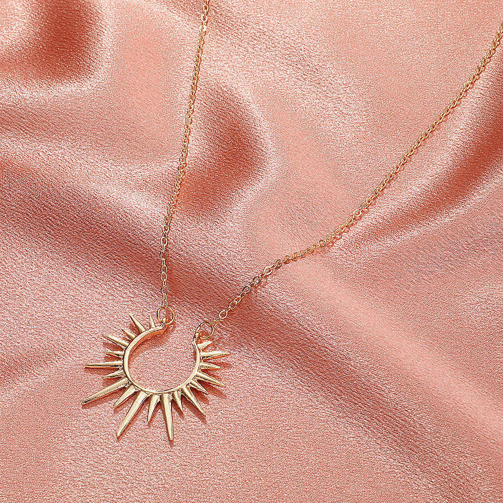 Sunflower Pendant Necklace