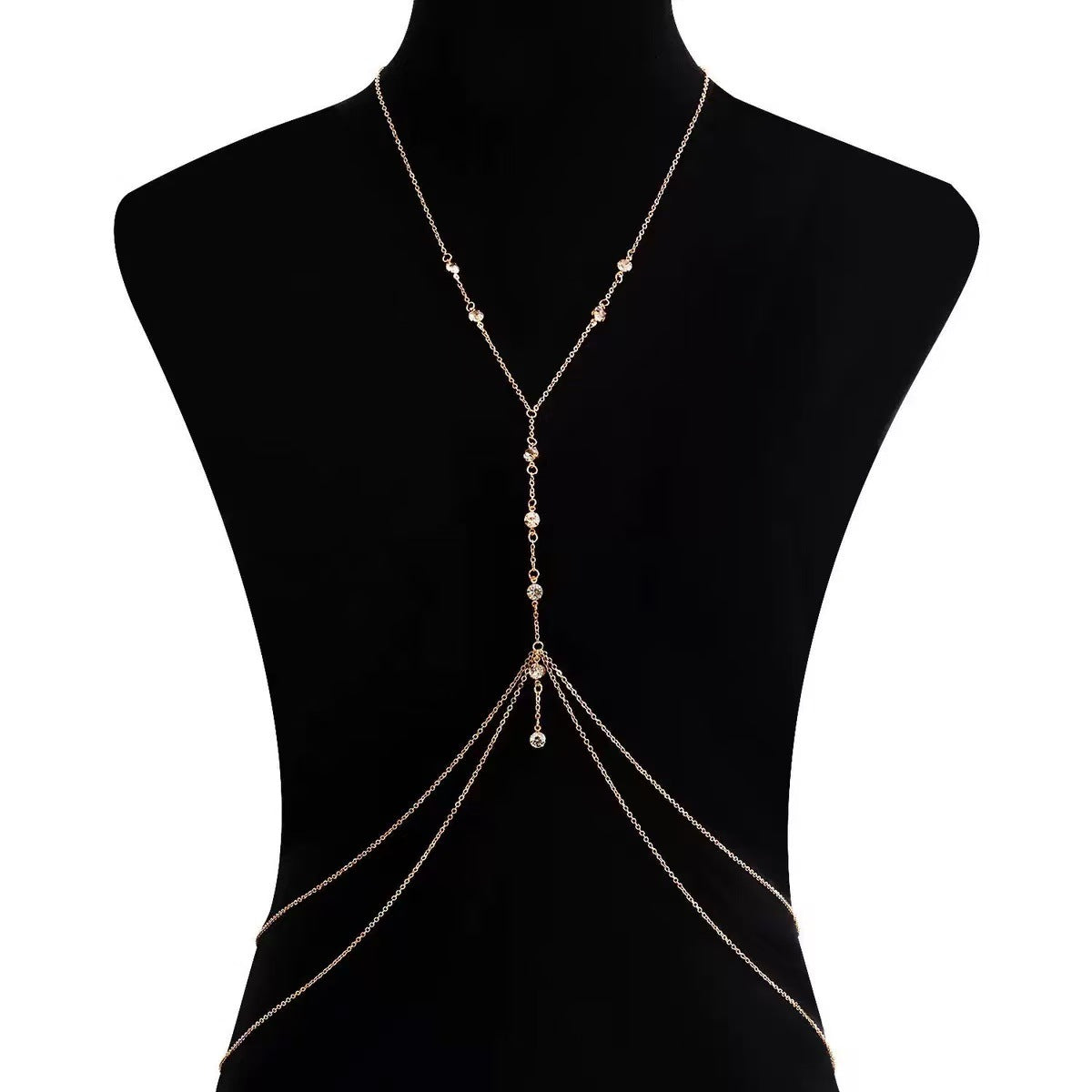 Women Body Chain Necklace Set