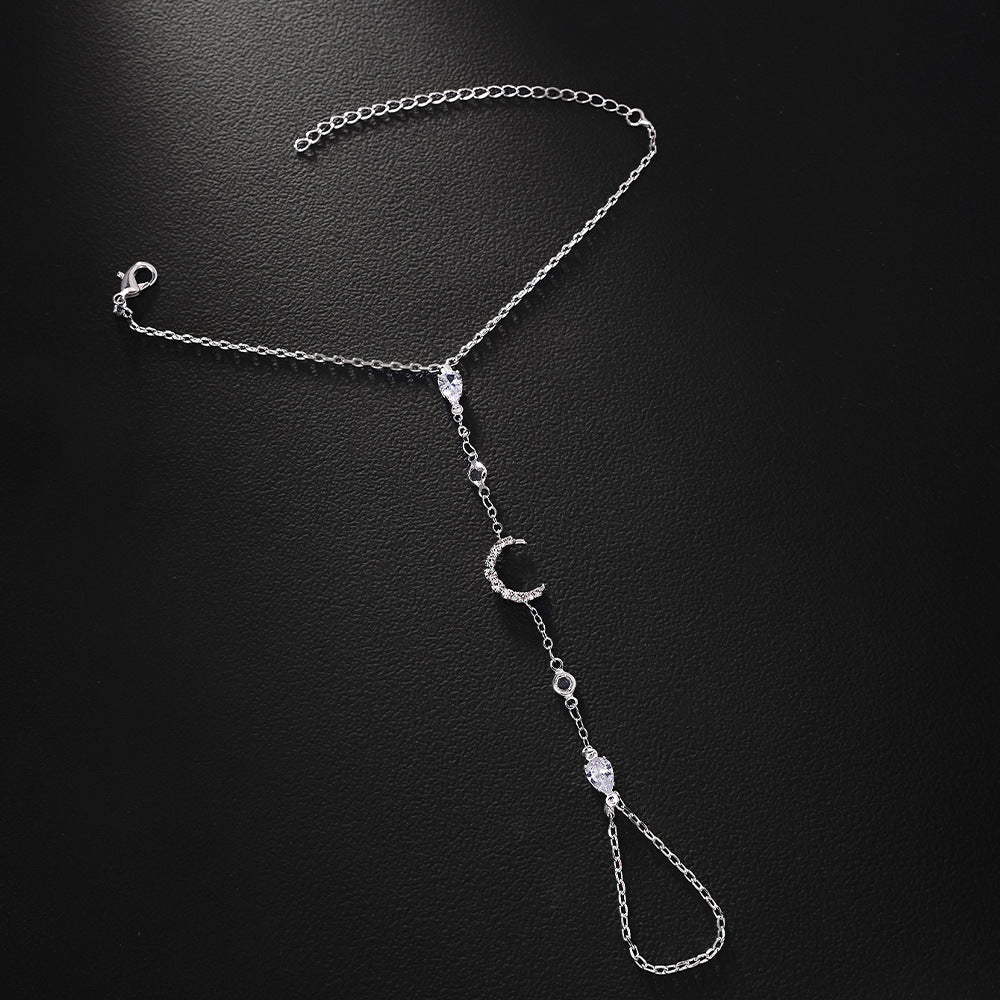 Moon Diamond Hand chain
