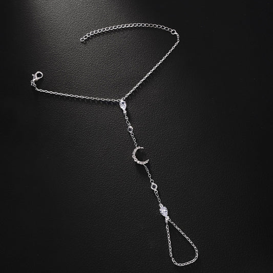 Moon Diamond Hand chain
