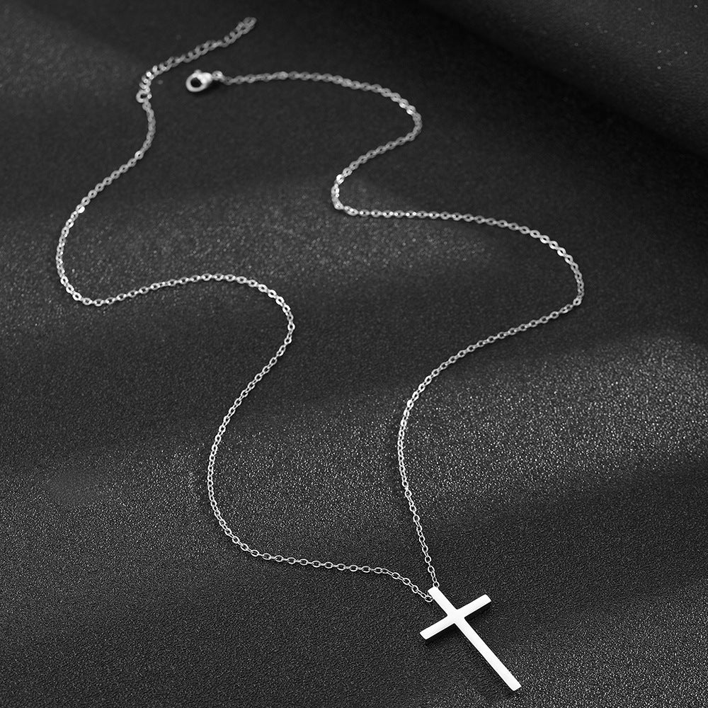 Men's Stainless Steel Cross Pendant