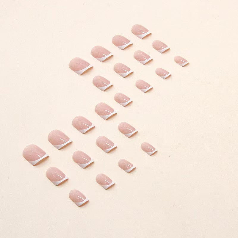 Pink & Glittery Detachable False Nails