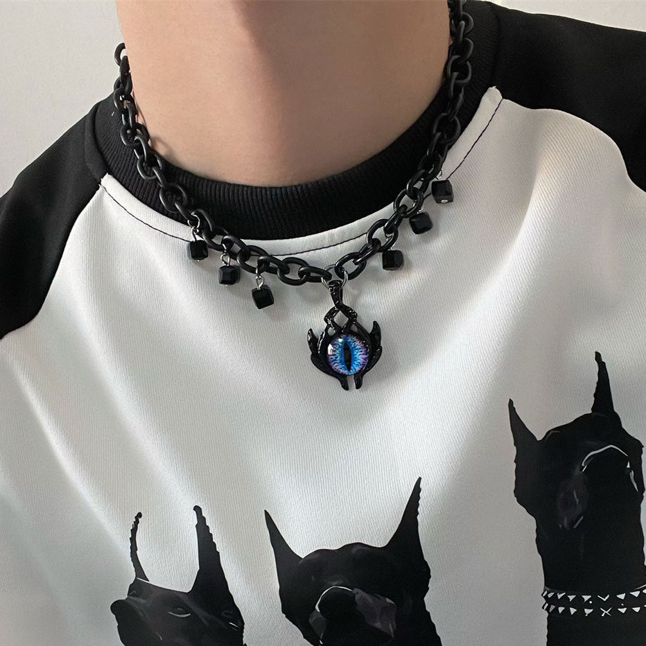 Demon Eye Dark Necklace