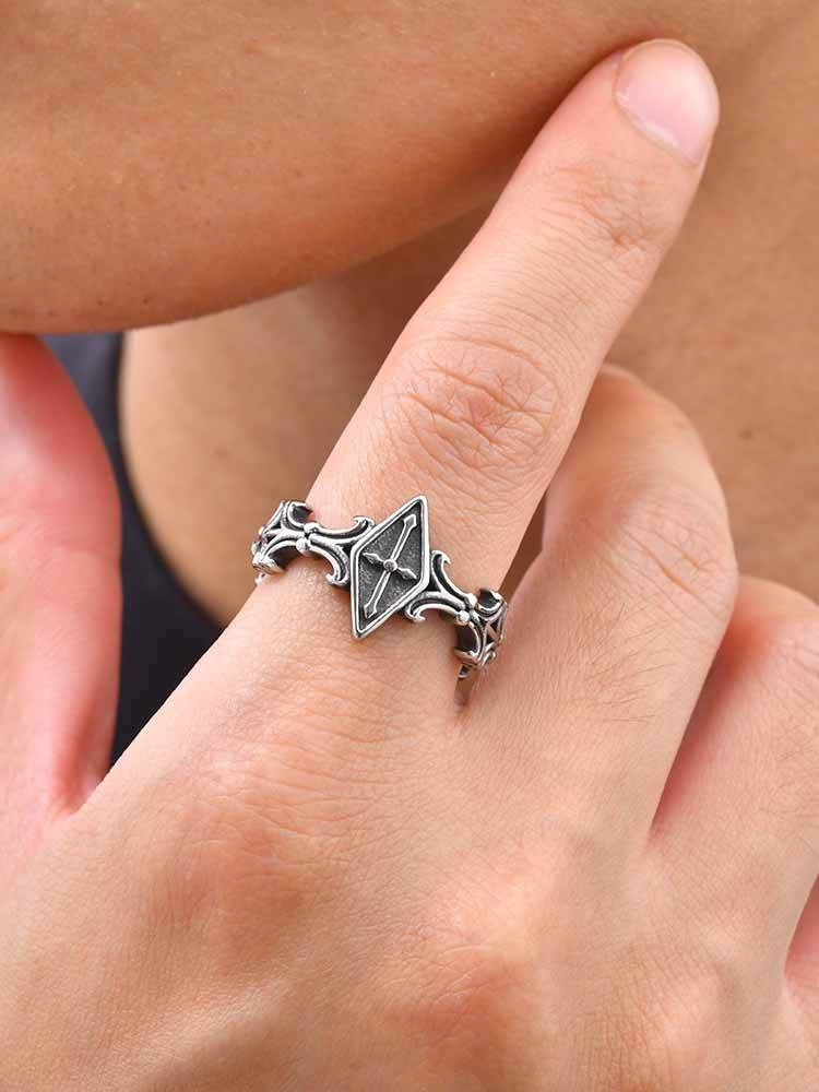 Vibrant Stainless Steel Ring
